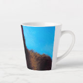 Tasse Latte Van Gogh Chat et fleurs (Droite)