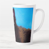 Tasse Latte Van Gogh Chat et fleurs (Droite)