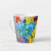 Tasse Latte Van Gogh Flowers dans un Vase Bleu (Angle gauche)