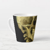 Tasse Latte Van Gogh Fumer du squelette (Angle gauche)