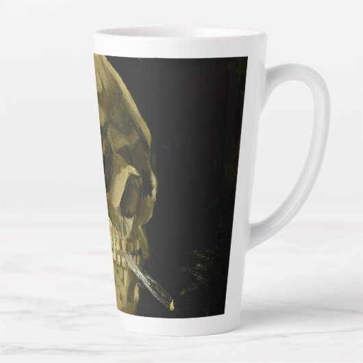 Tasse Latte Van Gogh Fumer du squelette (Droite)