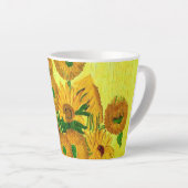 Tasse Latte Van Gogh Sunflowers (Angle droit)