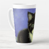 Tasse Latte Van Gogh Tuxedo Kitten (Angle gauche)