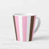 Tasse Latte Vanille au chocolat rose (Angle droit)