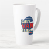 Tasse Latte VANtastic Red Cream Blue Edition (Angle droit)