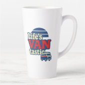 Tasse Latte VANtastic Red Cream Blue Edition (Droite)