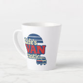 Tasse Latte VANtastic Red Cream Blue Edition (Angle gauche)