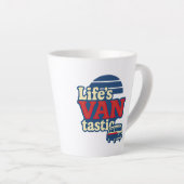Tasse Latte VANtastic Red Cream Blue Edition (Angle droit)