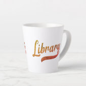 Tasse Latte Variabilité aléatoire - Bibliothèque (Angle droit)