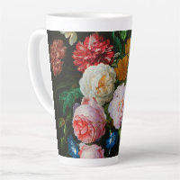 Vase de verre avec des fleurs