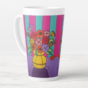 Tasse Latte Vase jaune