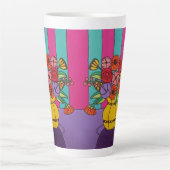 Tasse Latte Vase jaune (Devant)
