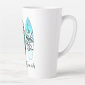 Tasse Latte Venice Beach California Planches de Su (Droite)