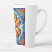 Tasse Latte Verre Saint Patrick Jour de la Saint-Patrick Trèfl (Droite)