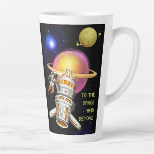 Tasse Latte Vers l'espace et au-delà
