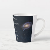 Tasse Latte verset de la Bible (Droite)