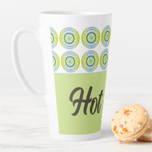 Tasse Latte Vert bleu et citron vert