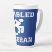 Tasse Latte Vétérinaire handicapé (Angle droit)