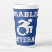 Tasse Latte Vétérinaire handicapé (Devant)