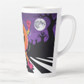 Tasse Latte Vibe me Jack-o-lanterne Tshirt à manches longues (Droite)