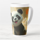 Tasse Latte Vibes de Panda Mignon (Angle droit)