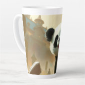 Tasse Latte Vibes de Panda Mignon (Angle gauche)