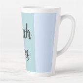Tasse Latte Vibes De Plage, Bleues (Droite)