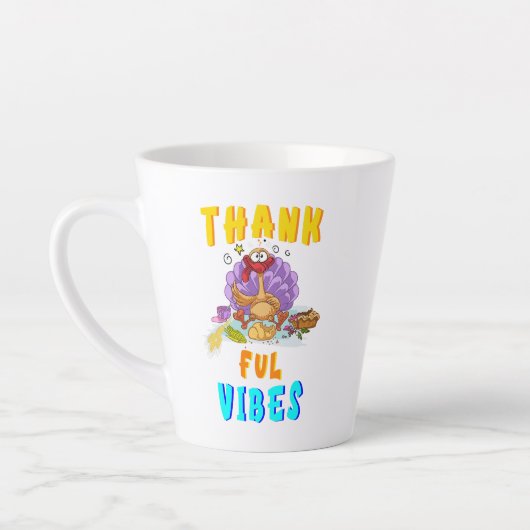 Tasse Latte Vibes de remerciement (Gauche)