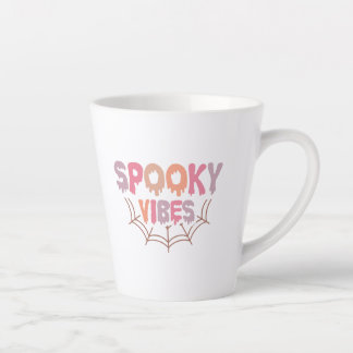 Tasse Latte Vibes éffrayantes