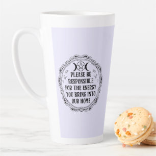 Tasse Latte Vibes positives uniquement en latte