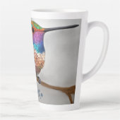 Tasse Latte Vibrant Allen’s Hummingbird Painting (Droite)