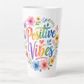 Tasse Latte Vibrations Positives (Devant)