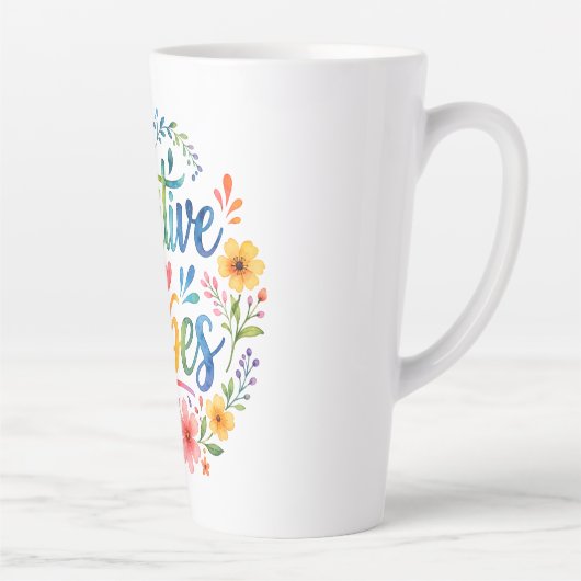 Tasse Latte Vibrations Positives (Droite)