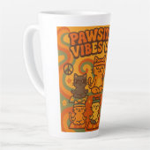 Tasse Latte Vibrations Positives Uniquement (Angle gauche)