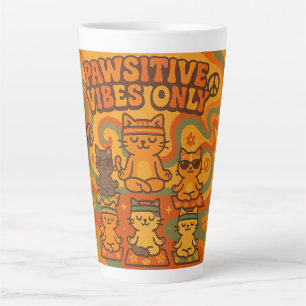 Tasse Latte Vibrations Positives Uniquement