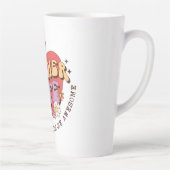 Tasse Latte Vie de l'enseignant - Réveil, Enseigner, Inspirer (Droite)