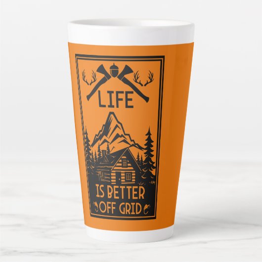 TASSE LATTE VIE HORS GRILLE (Devant)