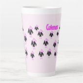 Tasse Latte Vigueur rose lapin (Devant)