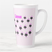 Tasse Latte Vigueur rose lapin (Droite)