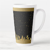 Tasse Latte Village de Noël Gold (Droite)