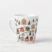 Tasse Latte Village de vacances de ski (Angle gauche)