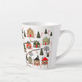 Tasse Latte Village de vacances de ski (Droite)