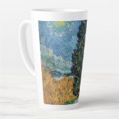 Tasse Latte Vincent Van Gogh - Route avec Cypress et Star (Angle gauche)