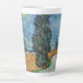 Tasse Latte Vincent Van Gogh - Route avec Cypress et Star (Devant)