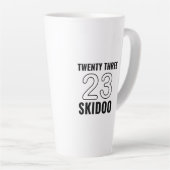 Tasse Latte Vingt-trois skidos (Angle droit)