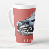 Tasse Latte Vintage 1940s Black Buick Custom (Angle gauche)