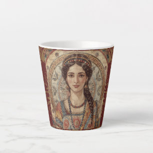 Tasse Latte Vintage, Femmes de la Grèce Antique Style, Mozaïk,