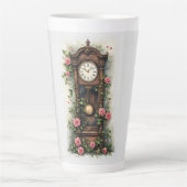 Tasse Latte Vintage Ivy Rose Grandfather Clock (Devant)