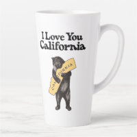 Vintage "Je t'aime, Californie" Ours