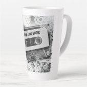 Tasse Latte Vintage Love Static (Angle droit)